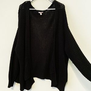 Black Knit Cardigan